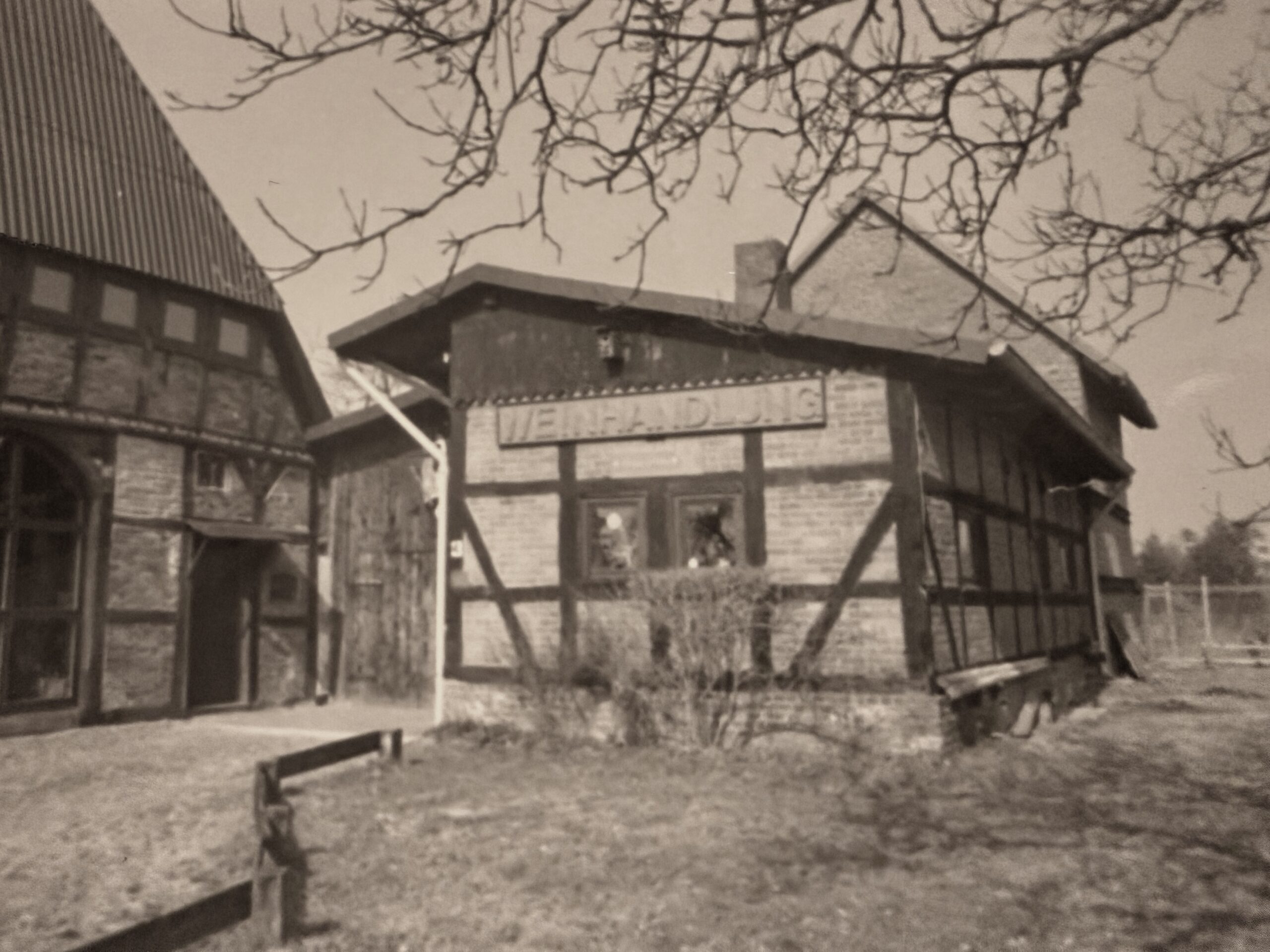 Erstes Firmengebäude in der Köthnerstraße in Tostedt, 1980