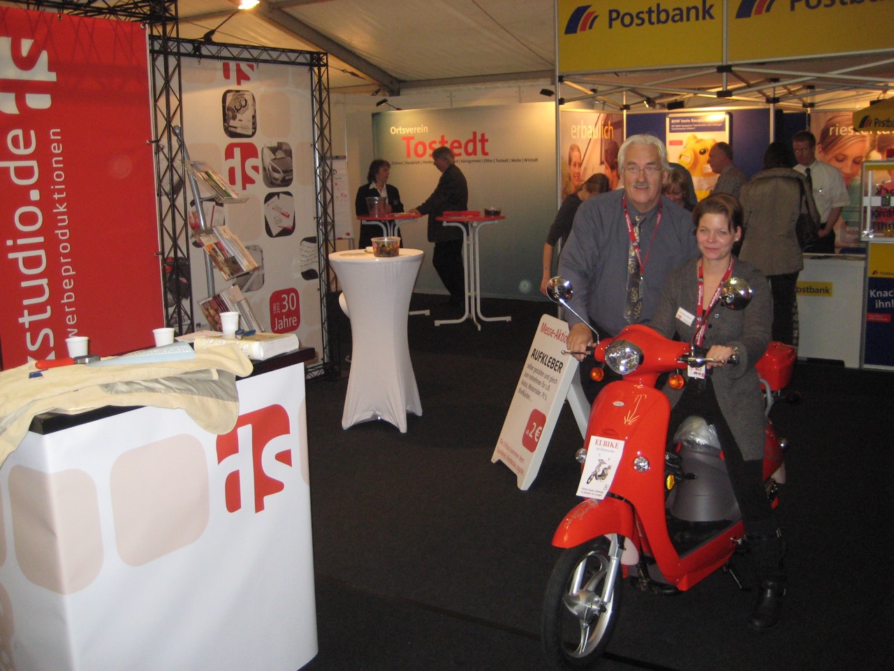 30-jähriges Firmenjubiläum von druckstudio.de auf der Messe Tostedt 2010
